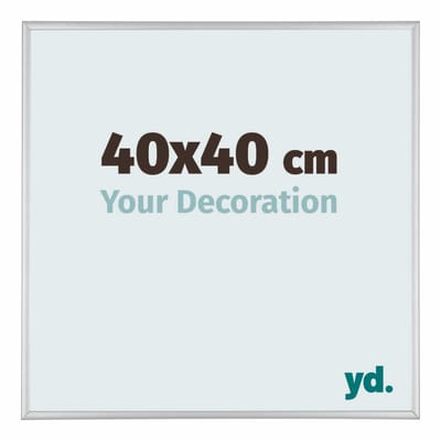 Your Decoration - Fotolijst 40x40 cm - Aluminium - Zilver Mat - Kent