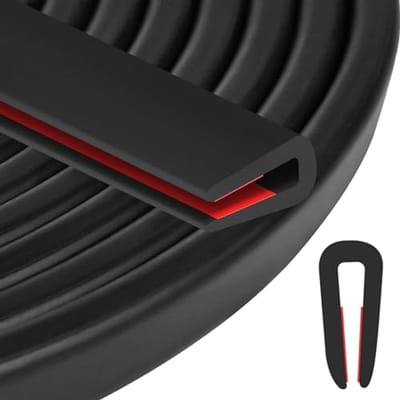 Randbeschermprofiel EPDM 6 mm x 3 meter voor Deuren en Ramen