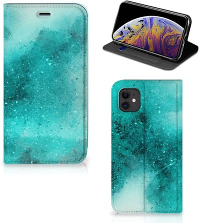 Bookcase Apple iPhone 11 Painting Blue