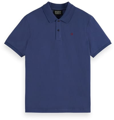 Scotch & Soda Seasonal Core Pique Chest Logo Polo
