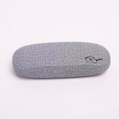 WiseGoods Luxe Brillenkoker - Design Brillendoos - Brillenhoes - Brillenetui - Hard Case Bril - Brillen Hoesje - Cadeau - Grijs