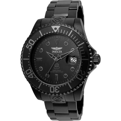 Invicta Pro Diver 21869 Herenhorloge - Automatisch Uurwerk - Roestvrij Staal met Zwarte Wijzerplaat - 47 mm