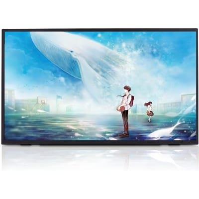 Moniteur Portable 18.5 ''FHD 100Hz Moniteur d'Ordinateur Moniteur Gaming Moniteur de Bureau pour Ordinateur Portable MacBook EU noir