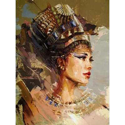 5D Diy Diamant Schilderij  Egypte Schoonheidskoningin  Handwerk Diamant Borduren Mozaïek Home Decor 20X30CM