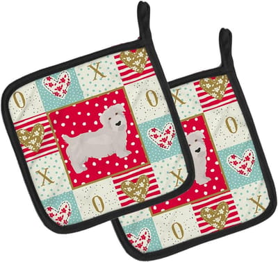 Pannenlappen - Keuken textiel - Keuken beschermen - Hittebestendige lagen - 19x19 cm - Multicolor