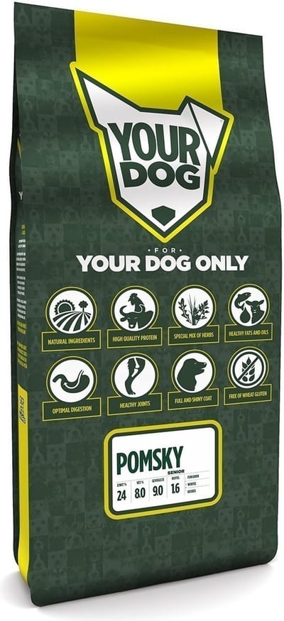 Yourdog Pomsky Rasspecifiek Senior Hondenvoer 12kg | Hondenbrokken