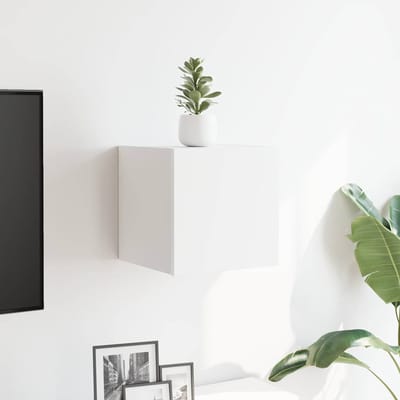 vidaXL - Tv-wandmeubel - 30,5x30x30 - cm - wit