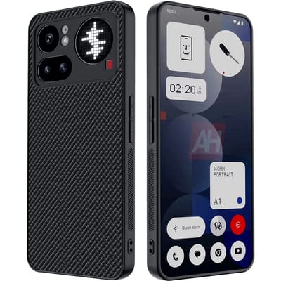 CaseBody Nothing Phone (4a) Pro Carbon Fiber Hoesje Zwart