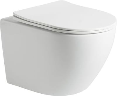 Hangend toilet Pietro tornado flush inclusief softclose zitting mat wit 49x37x37cm