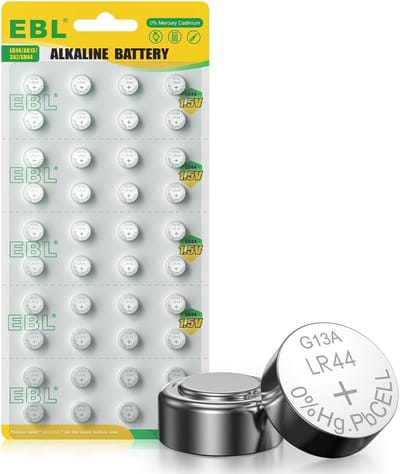 EBL 40-Pack LR44 AG13 - 1.5V Alkaline LR44 Knoopcelbatterij