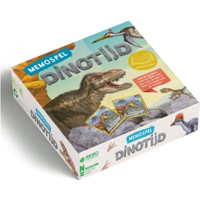Dinotijd - Memospel Inclusief Boek - Naturalis