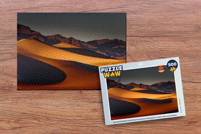 Puzzel De zandduinen in het Death Valley Nationaal Park van Californië - Legpuzzel - Puzzel 500 stukjes