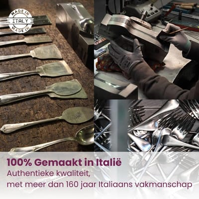 Set van 6 Mokalepels PVD Goud