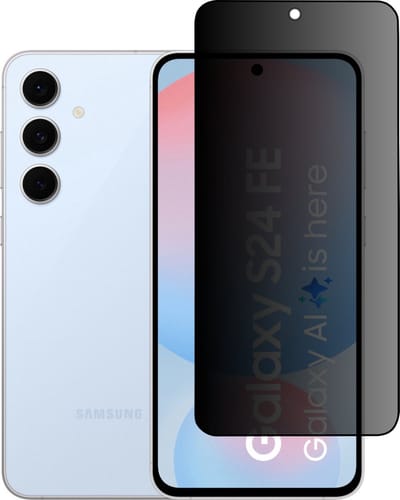 Privacy Screenprotector Geschikt Voor Samsung S24FE (Fan Edition) - Volledige Beschermglas - PREMIUM Tempered Glass - 1 stuk