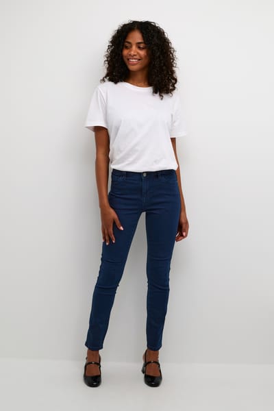 Kaffe jeans vicky Donkerblauw-34 (25-26)