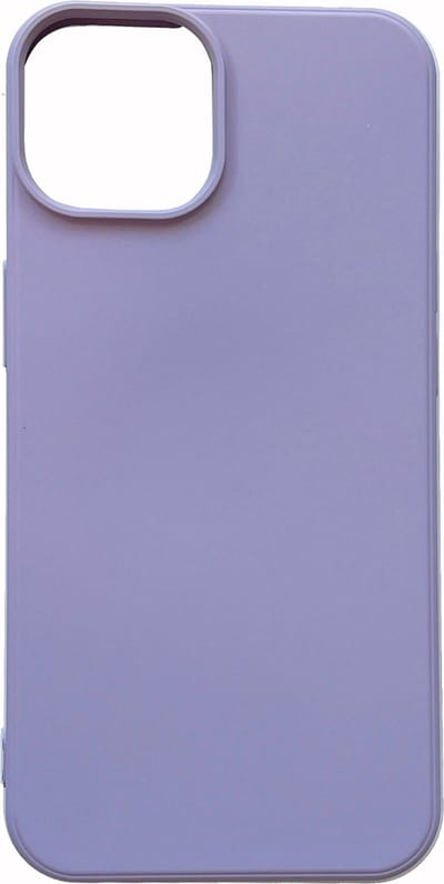 Casemania Hoesje Geschikt voor Apple iPhone 14 - Paars - Microfiber Siliconen Back Cover