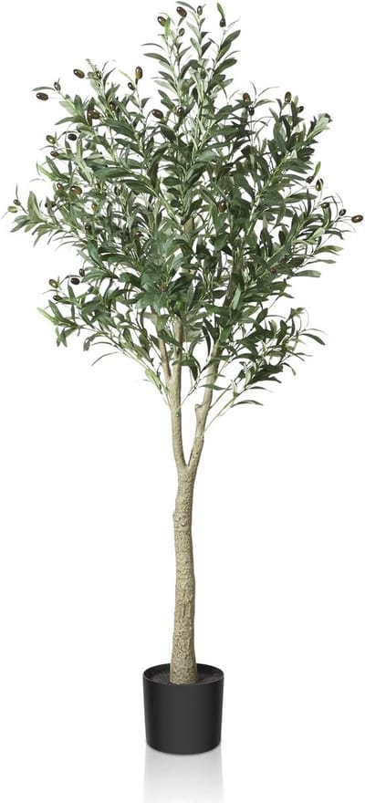Kunstmatige Olijfboomplant 120 cm - Perfecte Decoratie voor Thuis en Kantoor