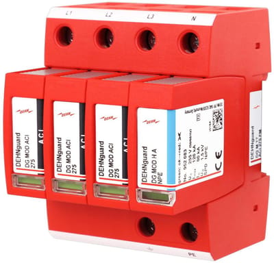 DEHN 952341 DG M TT ACI 275 FM Overspanningsveilige afleider Overspanningsbeveiliging voor: Verdeelkast 80 kA 1 stuk(s)