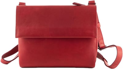 HAROLD'S Leren Schoudertas Campo Shoulderbag Red Rood