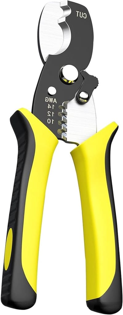 Multifunctionele Draadstripper van 7 Inch voor Knippen, Crimpen en Klemmen - Handzaam en Efficiënt Gereedschap voor Elektriciens