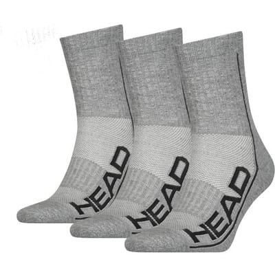 HEAD Sokken Performance Short Crew 3-pack Grijs-35/38