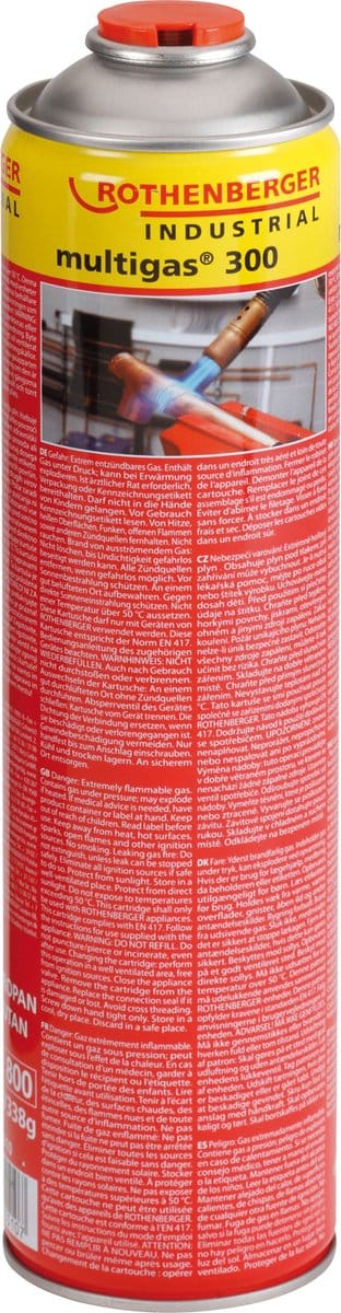 ROTHENBERGER Industrial 4x Multigas 300 600 ml