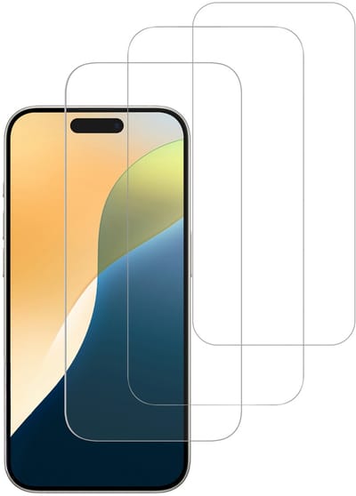 imoshion Bundel Screenprotector Gehard Glas 3 pack - Geschikt voor Apple iPhone 17