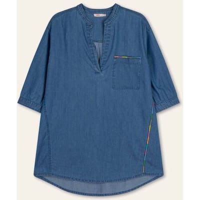 Oilily Bilash Blouse- maat34 Blauw indigo light