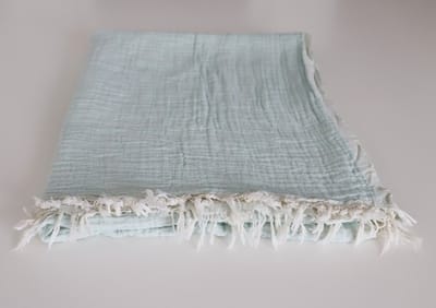 Aquatolia - Mira - mousseline stof hamamdoeken - dubbellaags - mint