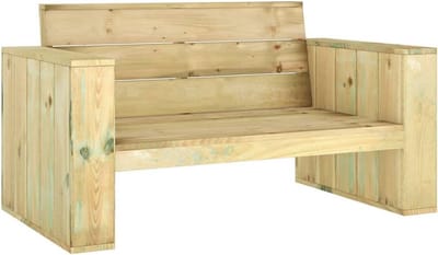 Houten Tuinbank Buitenbank 139 cm Duurzaam Grenenhout