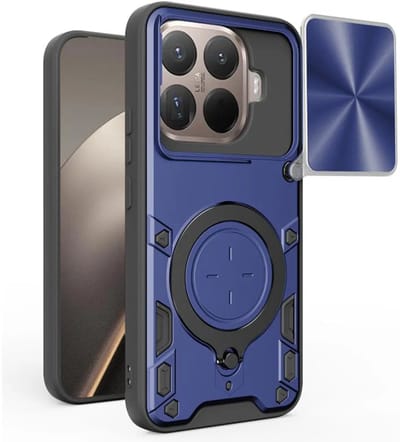 Hoesje geschikt voor Xiaomi 15T Pro - Techsuit CamGuard Pro Back Cover - Blauw