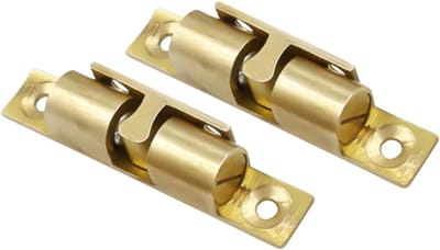 Deurvanger Kast - Kogelvanger Deur - Kasten Sluiten - Koper Materiaal - 6x1x1CM - Goud