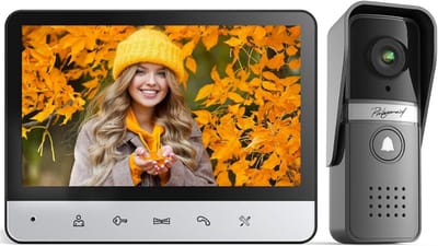 Lexium Video deurbel zonder abonnement - Deurbel met camera - Draadloze video deurbel - Beveiliging woning - Deurbel met app - Slimme deurbel - Geen maandelijkse kosten - Beveiligingscamera - WiFi deurbel - Voor smartphone en tablet
