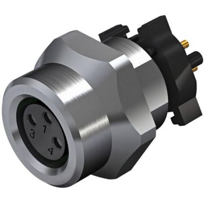 Weidmüller 2422800000 Sensor/actuator inbouwconnector M8 Aantal polen (sensoren): 3 Bus, inbouw verticaal 25 stuk(s)