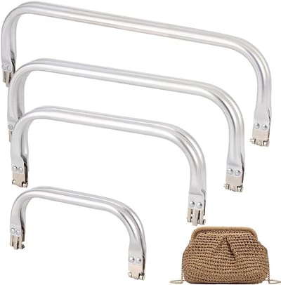 Metalen Portemonneeframe Rechthoek voor DIY Portemonnee en Handtas - Kussendel, Koppeling en Naaien Accessoires voor Creatieve Projecten
