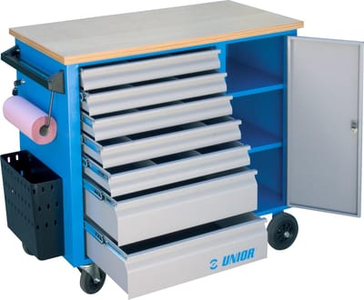 UNIOR - LEGE WERKWAGEN TYPE HERCULES - 7 DRAWERS - 1182 X 640 X 955 MM - 96.2 KG