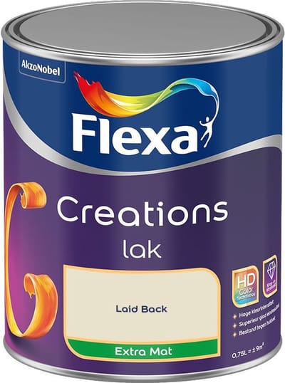 Flexa - Creations Lak Extra Mat - Laid Back - Mengverf - 750 Ml