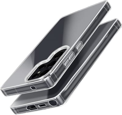 Mayaxess, Hoesje Geschikt voor Samsung Galaxy S25 Ultra Silicone Zacht Shell, Transparant