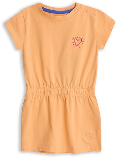 4PRESIDENT Meisjes jurk - Peach cobler - Maat 74 - Meisjes jurken