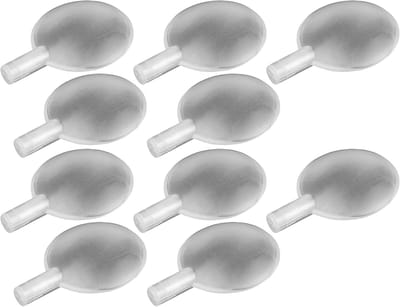Piepende Ballen - Hondenfluitjes Speelgoed - Huisdier Vermaak - Set van 10 stuks - Ø 45 mm - Wit