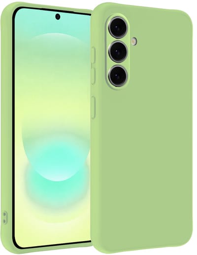 Hoesje - Geschikt voor Samsung Galaxy A37 - Sterk & Shockproof - Hoes Cover - Siliconen Case - Telefoonhoesjes - Groen
