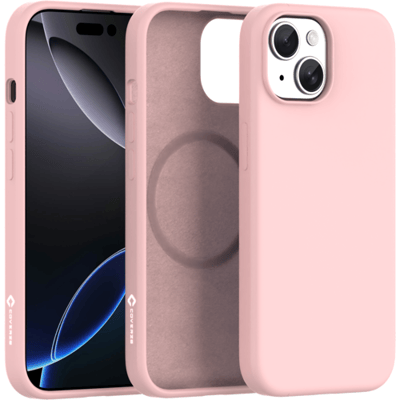 Coverzs liquid siliconen MagSafe hoesje geschikt voor iPhone 15 - Magsafe telefoonhoesje - Siliconen hoesje