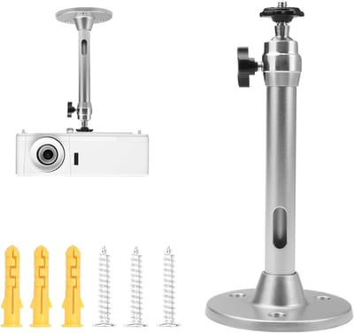 Aluminium Projector Houder met 360° Draaifunctie voor Mini Projectoren, Camera's en Beveiligingsapparatuur