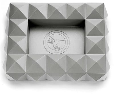 Colibri Quasar Asbak - Voor Binnen en Buiten - Tafelasbak - met Geschenkdoos - Metaal - Zilver
