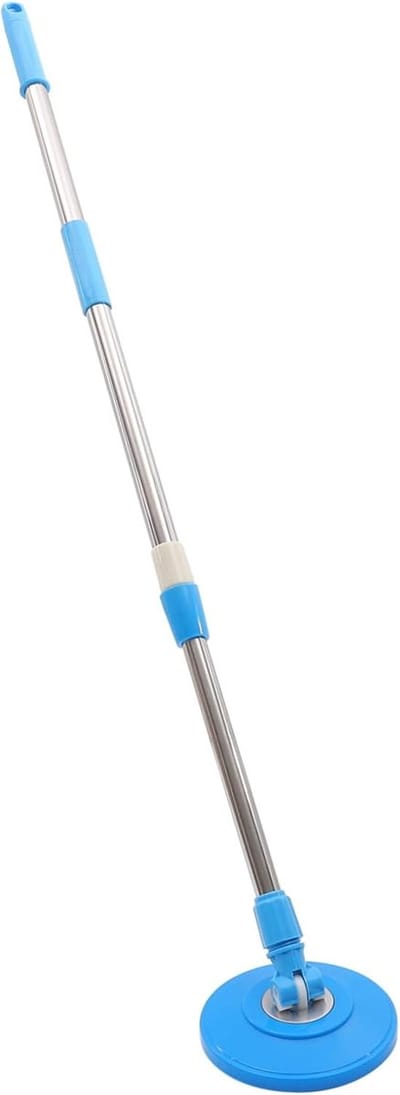 Dweilsteel Vervanging - Moppensteel Steel - Vloeren Schoonmaken - Draaibaar Handvat - 1 stuk - Blauw
