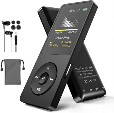 SNJY® MP3 Speler Bluetooth - MP4 Speler - Muziek Speler - 64 GB - Zwart