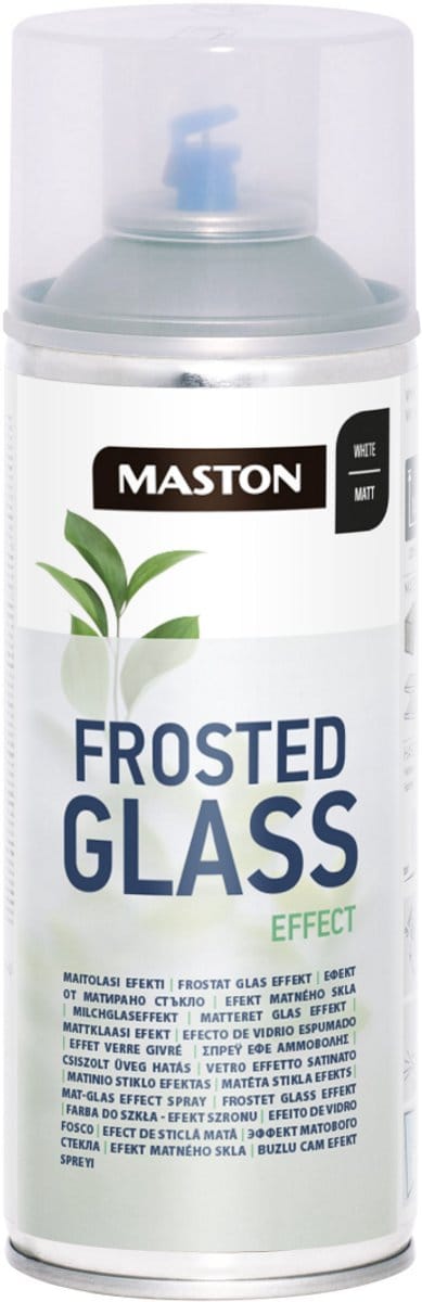 Maston Frosted Glass Effect spuitverf - Transparant - Matglas effect spuitverf - 400 ml - spuitbus verf