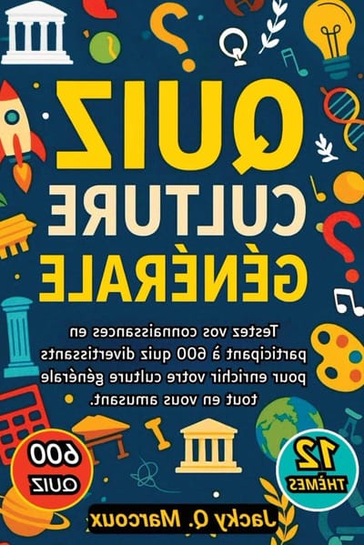 Quiz Boek - Vragenboek Kennis - Kennis Testen - 600 Vragen 12 Thema's - 112 Pagina's - Paperback