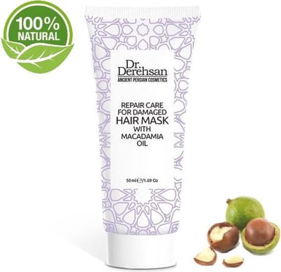 Macadamia Herstellende Repair Haar Masker 200 ml, Met Vitamine A&E •100% Natuurlijk & Gecertificeerd•