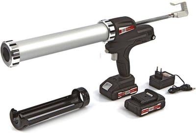 HBM elektrische kitspuit 18 V compleet, 2 accu’s, 300-600 ml, incl. opbergkoffer